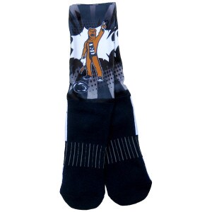 navy socks with standing Penn State Nittany Lion Mascot
